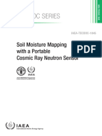 Iaea Tecdoc Series: Soil Moisture Mapping With A Portable Cosmic Ray Neutron Sensor