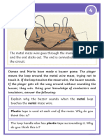 Reasoning Cards 4 - Conductors and Insulators