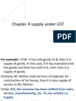 Chapter 4 Supply Under GST