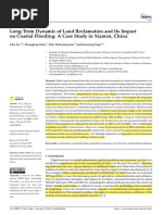 Long Term Dynamics of Land Reclamation