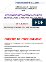 NSlimani Signes Fonctionnels Cardio Vasculaires Lagouat Semiologie