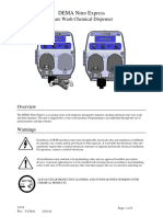 D Dema N Nitro Ex Xpress: Ware Wash C Chemical L Dispen Nser