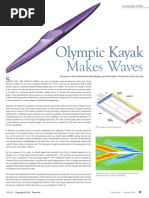 Olympic Kayak Makes Waves