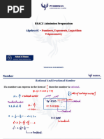 Class 10slides - Algebra 02 (Numbers, Exp, Log)