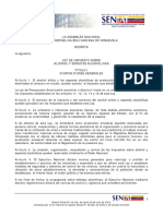 Ley de Impuesto Sobre Alcohol y Especies Alcohólicas-2005