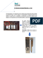 Informe Tecnico de Mantencion de Calefont