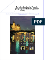 Liaisons An Introduction To French World Languages 2Nd Edition PDF Full Chapter PDF