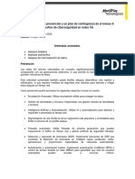 Plan de Prevención y Un Plan de Contingencia