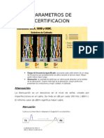 Parametros de Certificacion