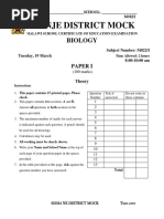 Msce Bio I Final