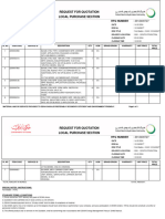 Request For Quotation Local Purchase Section: RFQ Number