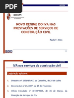 AICCOPN - IVA Nas Operações Imobiliárias