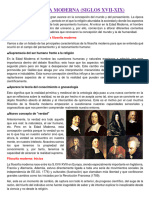 Filosofia Moderna