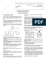 Lista de Exercicios 9 - Estudo Das Solucoes I - 2 Bimestre 2012 - 2 Series