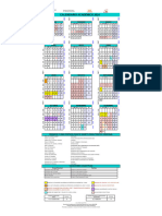 Calendario Academico I y II 2024 1