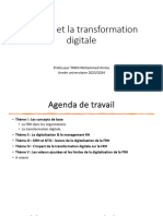 La GRH Et La Transformation Digitale