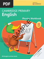 Cambridge Primary English Phonics Workbook B - Web