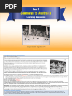 Journeys To Australia: Year 6 Learning Sequence