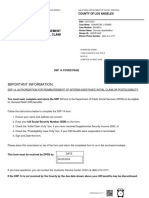 Authorization For Reimbursement of Interim Assistance Initial Claim or Posteligibility Case