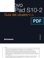 Lenovo IdeaPad S10-2 User Guide V1.0 (Spanish)