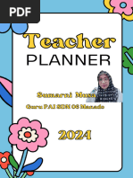 TEACHER PLANNER Sumarni Musa