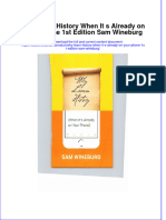 (Download PDF) Why Learn History When It S Already On Your Phone 1St Edition Sam Wineburg Ebook Online Full Chapter