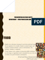 Presentation On Food Safety