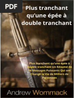 Plus Tranchant Qu'une Epee A Double Tranchant