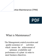 Total Productive Maintenance (TPM)