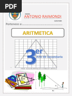 Aritmetica 3ro de Secundaria