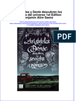 Ebook PDF of Aristóteles Y Dante Descubren Los Secretos Del Universo 1St Edition Benjamin Alire Saenz Full Chapter