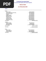 Balance Sheet UJ Amanah Romi