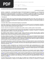 La Respuesta Estatal para Los Niños y Niñas Penalmente Irresponsables