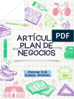 Articulo Plan de Negocios