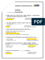 Fixed Prosthodontics QB