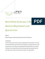 Ocp White Paper Rack Manifold Requirements and Qualification - v3