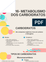 GT 16 - Metabolismo Dos Carboidratos