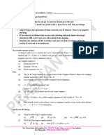 Worksheet - 1 Algebraic Operations, Representation & Demoivre - S Theorem