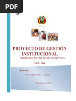 Defenza Proyecto San V, 2012