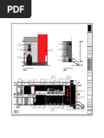 A1 - ESCALA 1/75: Elevación Principal Elevación Lateral