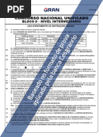 CNU 2° Simulado Bloco 8 Nível Intermediário 45 QuestõesPós Edital