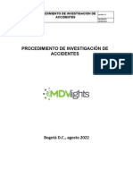 Procedimiento de Investigación de Accidentes MDV