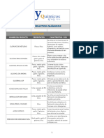 Productos Linea Quimicos Quimicos Y Quimicos