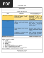 Planeación Mayo