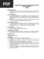 Bases Del Mundialito Denominado Papá Soy Tu Fan Numero # 1 - 2024