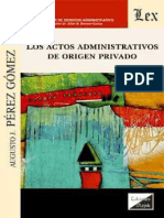 Los Actos Administrativos de or - Burdese, Alberto