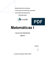 Calculo de Proporción