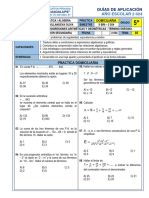 Álgebra.5° Grado. Isem - Domiciliaria