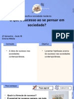 O Que É Sucesso Ao Se Pensar em Sociedade?: Filosofia e Sociedade Moderna