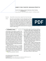 Fuzzy Logic-Based Adaptive Cruise Control For Autonomous Model Car